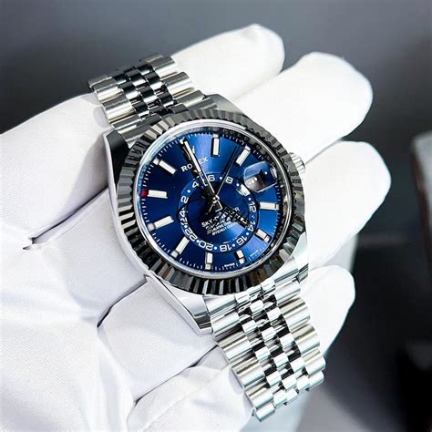 rolex sky dweller blue 2021